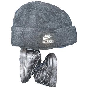 Nike Air Force 1 set (black high top)